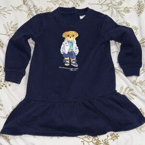 Ralph Lauren Navy Polo Bear Dress